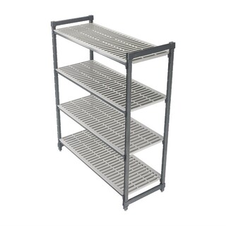 photo 1 rayonnage 4 niveaux étagères à claire-voie cambro camshelving 1830 x 1525 x 610mm