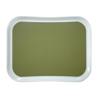 photo 1 plateau en polyester century fun cambro versa lite 430mm vert sauge