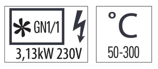 photo 2 four électrique ventilé gn 1/1 99 