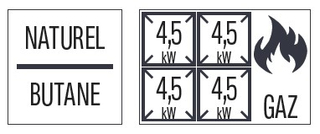 photo 2 fourneau gaz à poser 4 feux l 66 