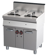 Photo 1 matériel référence C7FG15280S: Friteuse gaz avec soubassement 2x15 litres 80