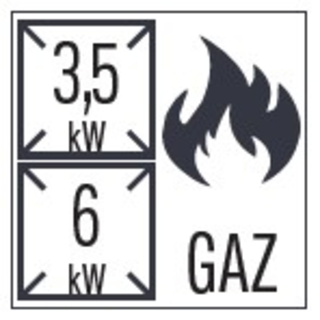 photo 2 fourneau gaz à poser 2 feux 40 