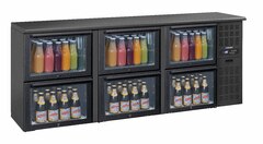 Photo 1 matériel référence CAB32TV: Arrière bar 3 x 2 tiroirs vitrés