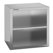 Photo 1 matériel référence CAM80: Armoire murale inox ouverte 800 mm