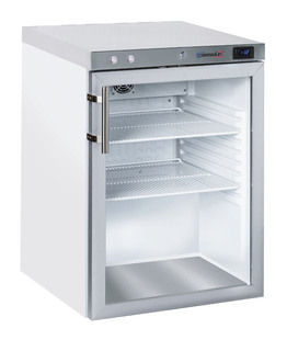 photo 1 armoire négative à spiritueux vitrée 140 l blanche