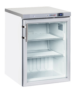 photo 1 armoire négative vitrée 200 l blanche