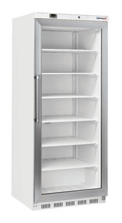 photo 1 armoire négative vitrée 600 l blanche