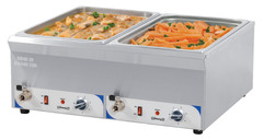 Photo 1 matériel référence CBMDV150: Double bain-marie avec robinet de vidange GN 1/1 - 150 mm