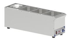 Photo 1 matériel référence CBMS416V: Bain-marie à sauce 4 x GN 1/6 compact