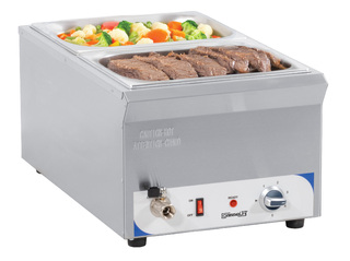 photo 1 bain-marie avec robinet de vidange gn 1/1 - 150 mm