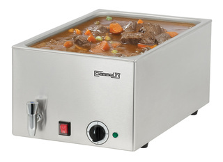 photo 1 bain-marie avec robinet de vidange gn 1/1