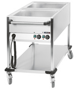 Photo 1 matériel référence CCBM2V: Chariot bain-marie à eau 2 x GN 1/1