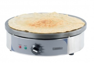 photo 1 crêpière ronde electrique 35cm casselin - châssis en inox