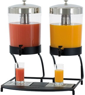 photo 1 distributeur de jus de fruit 2 x 8 litres