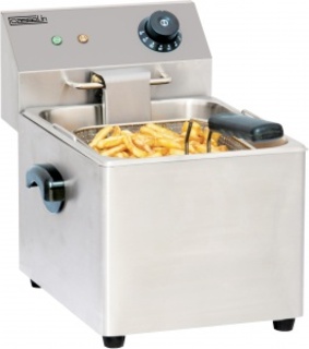 photo 1 mini friteuse professionnelle électrique 4 litres 2kw monophase