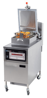 photo 1 friteuse électrique à pression avec filtration 25 litres 