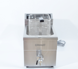 photo 2 friteuse à induction avec vanne de vidange 8 litres