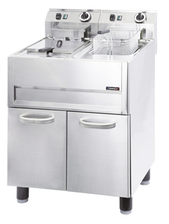 photo 1 friteuse électrique sur pieds 2 x 13 litres