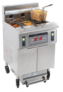 photo 1 friteuse électrique avec filtration 12 + 22 litres 8,5+17kw