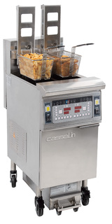 photo 1 friteuse électrique avec relevage automatique et filtration 2 x 12 litres 17kw