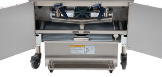 photo 2 friteuse électrique avec relevage automatique et filtration 2 x 22 litres 17+17k