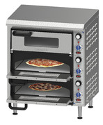 Photo 1 matériel référence CFRPE335: Four à pizza électrique 3 chambres 35 cm