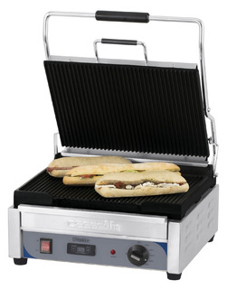 photo 1 grill panini grand premium rainurée - rainurée avec minuteur