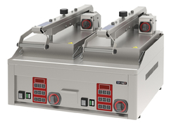 Photo 1 matériel référence CGRCADB: Grill à rabat - Clam électrique semi automatique double