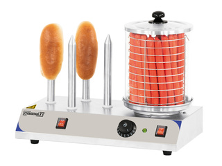 photo 1 appareil à hot-dog électrique 4 plots