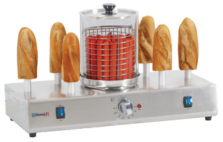 photo 1 machine à hot dog 6 plots chauffants