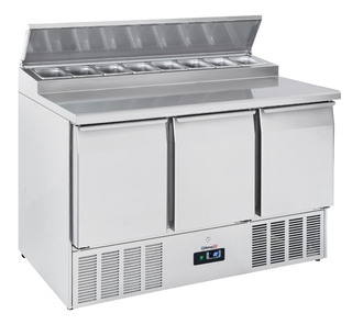 photo 1 saladette 3 portes  8 x gn 1/6  