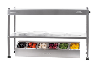 photo 2 support pour 6 bacs gn 1/6 - simple