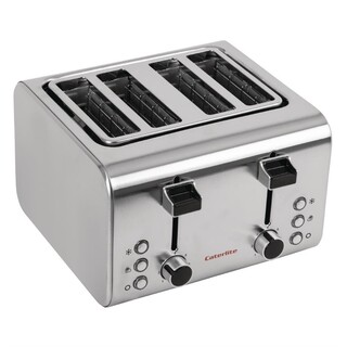 photo 3 grille-pain inox caterlite 4 tranches