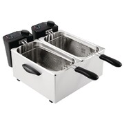 Photo 1 matériel référence GG199: Friteuse de comptoir double Caterlite peu intensive 2x 3,5L