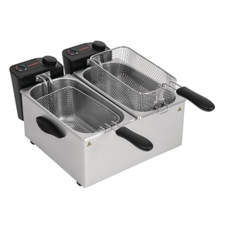 photo 6 friteuse de comptoir double caterlite peu intensive 2x 3,5l