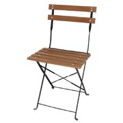Chaises bistro en imitation bois Bolero