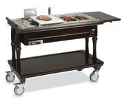 Chariot bain marie 1 x GN1/1 + 2 x GN 1/3