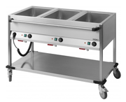 Chariot bain-marie 3 GN 1/1
