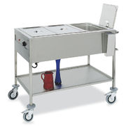 Chariot bain-marie 3 x GN1/1