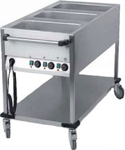 Chariot bain-marie 3 x GN1/1