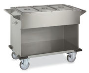 Chariot bain-marie 3 x GN1/1
