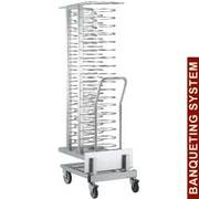 Chariot et chargeur amovible, pour 45 assiettes ø 300 mm , four 20x gn 1/1 espace 85 mm