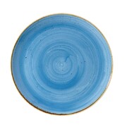 Photo 1 matériel référence DF765: Assiettes rondes Churchill Stonecast Cornflower Blue 260mm (Lot de 12)