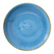 Photo 1 matériel référence DF777: Assiettes coupes rondes Churchill Stonecast Cornflower Blue 184mm (Lot de 12)
