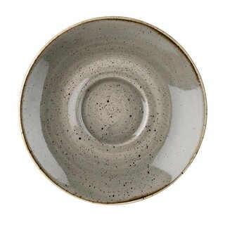 photo 1 soucoupes à cappuccino churchill stonecast peppercorn grey 185mm (lot de 12)