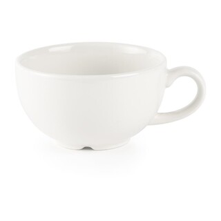 photo 1 tasses à cappuccino churchill plain whiteware 227ml (lot de 24)