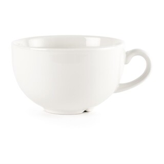 photo 1 tasses à cappuccino churchill plain whiteware 340ml (lot de 24)