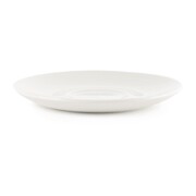 Photo 1 matériel référence P884: Soucoupes à cappuccino Churchill Plain Whiteware 160mm (Lot de 24)