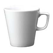Photo 1 matériel référence W002: Mugs café Latte blancs Churchill Whiteware 340ml (lot de 12)