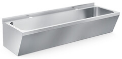 Photo 1 matériel référence 7013-1220: Lavabo double en acier inox 1200x425x165mm